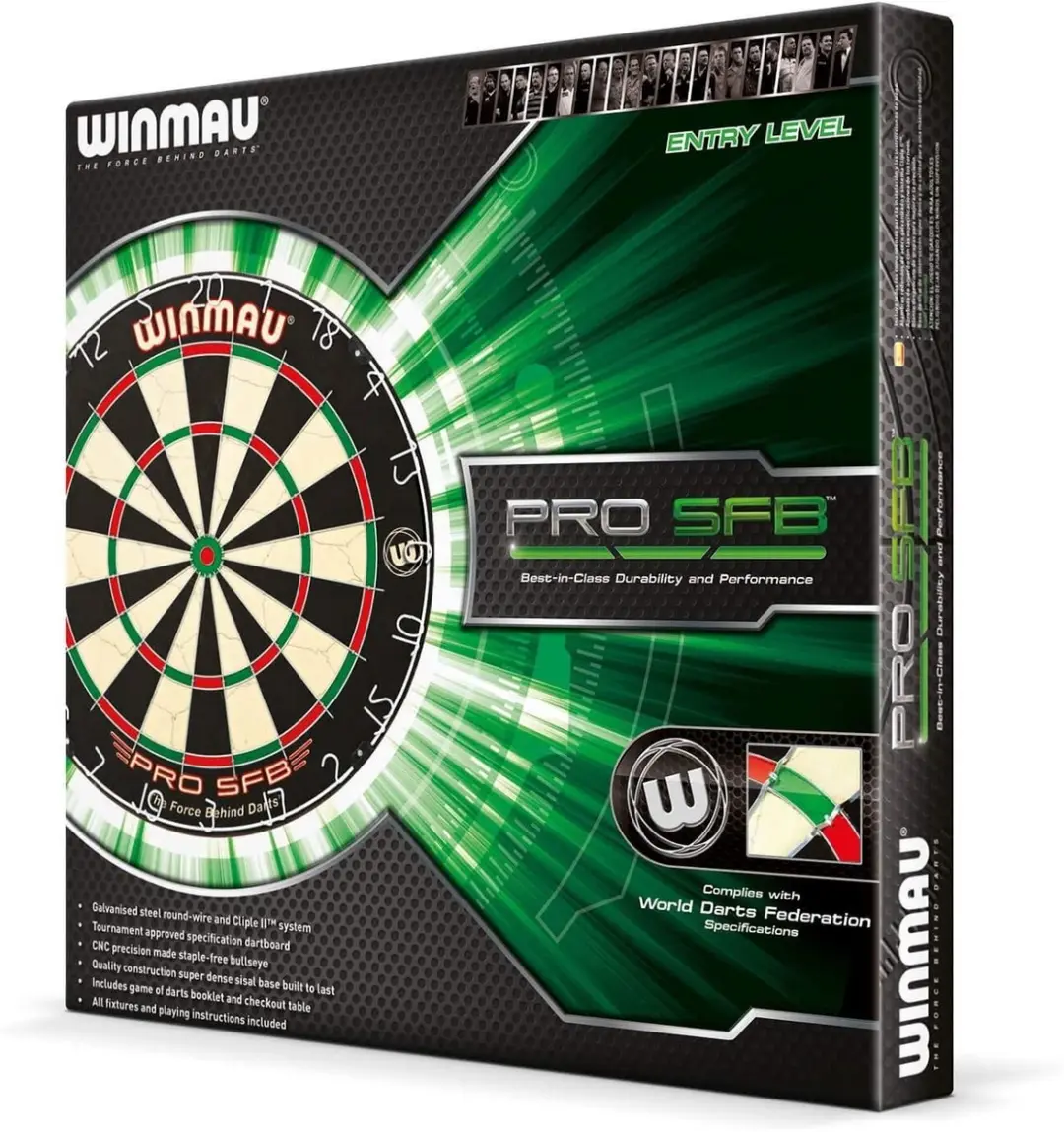 Winmau PRO-SFB Dartbord 45cm - Toernooiformaat Sisal