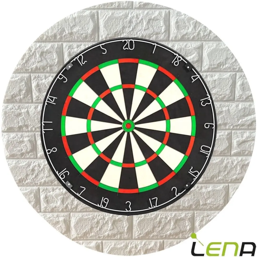 Lena Professional Dartbord Surroundset19 - Wit - 45cm