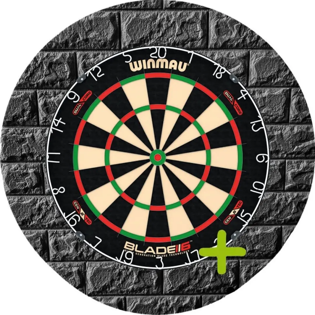 Lena Professional Dartbord Surroundset19 - Wit - 45cm