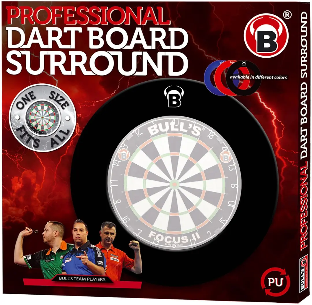 Bull's Dartbord Surround 45cm Polyurethaan - Rood