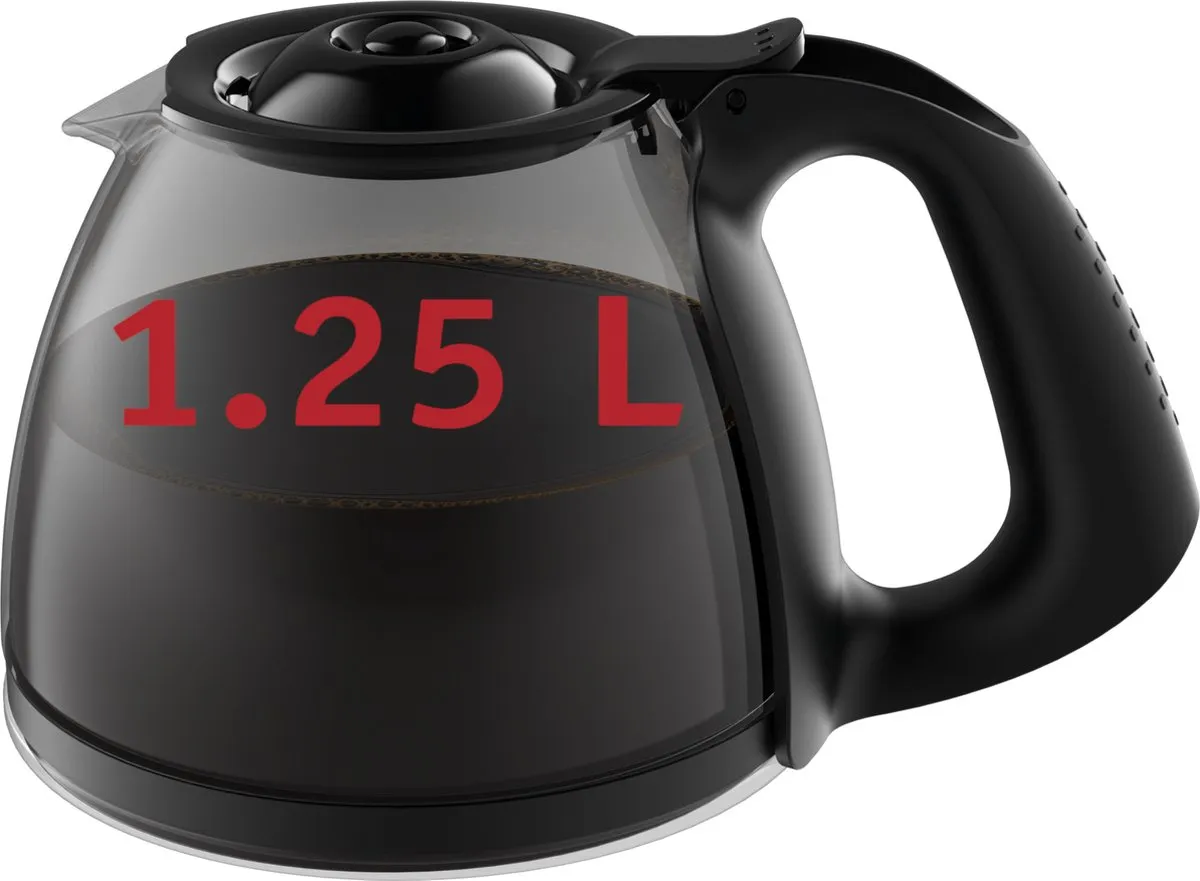 Tefal Includeo CM5338 Filter Koffiezetapparaat 1000W - 15 Koppen Zwart - afbeelding 6 van 6