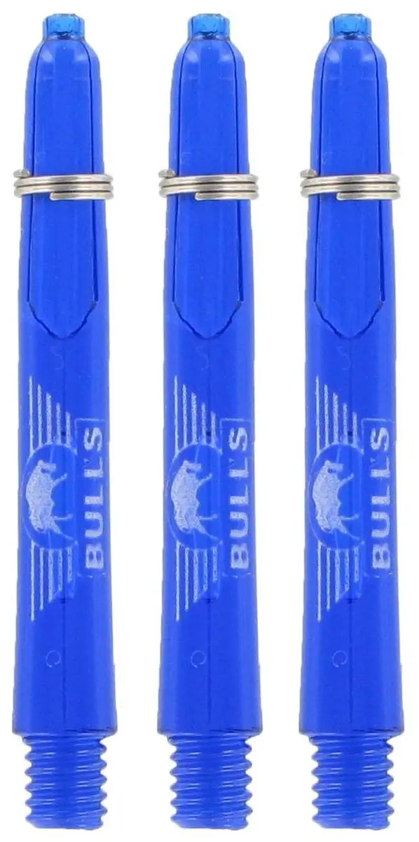 Bull's Nylon Glowlite Blauwe Dart Shafts BU-55431