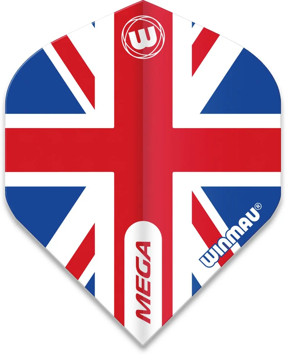Winmau Mega Standard Union Jack Dartvluchten 6900-123