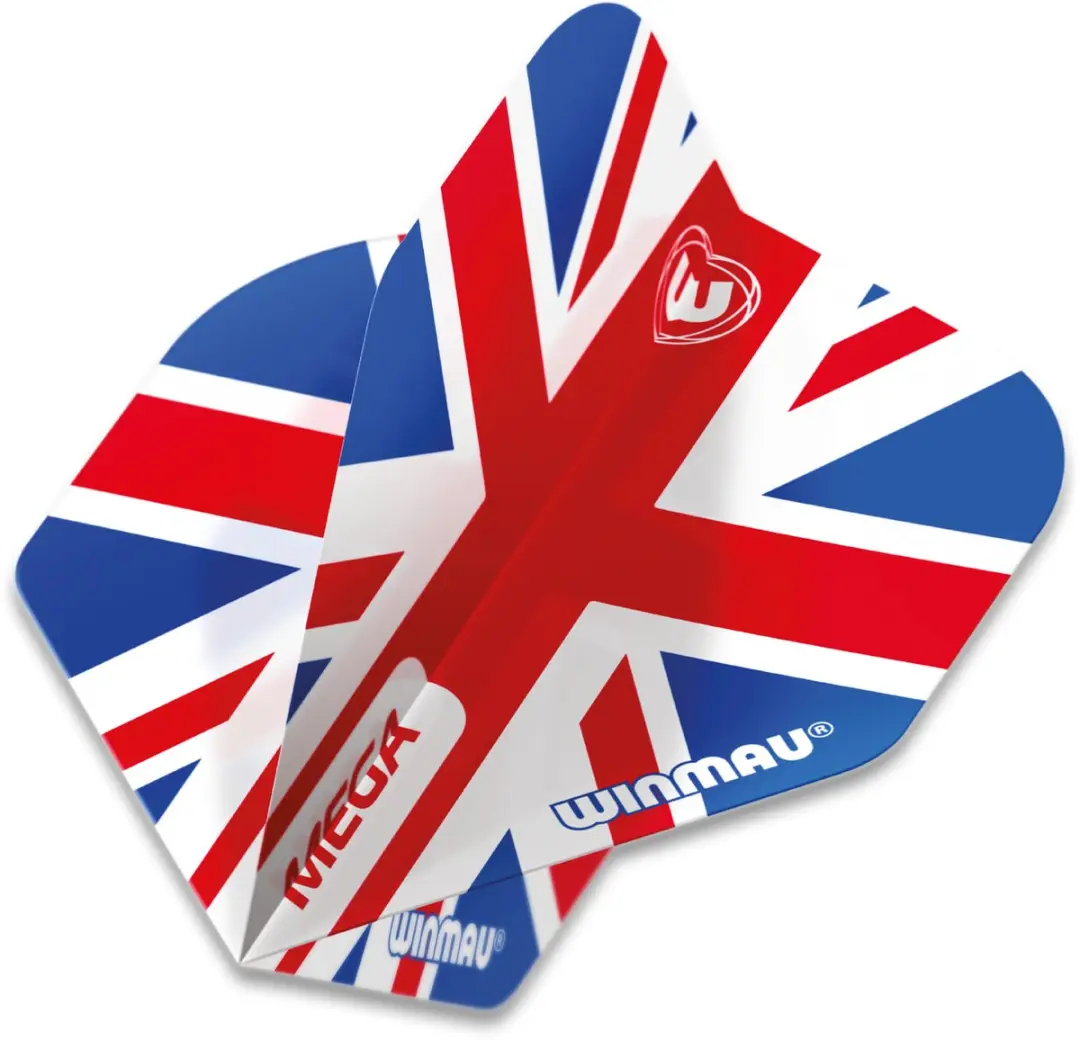 Winmau Mega Standard Union Jack Dartvluchten 6900-123 - 3 Stuks