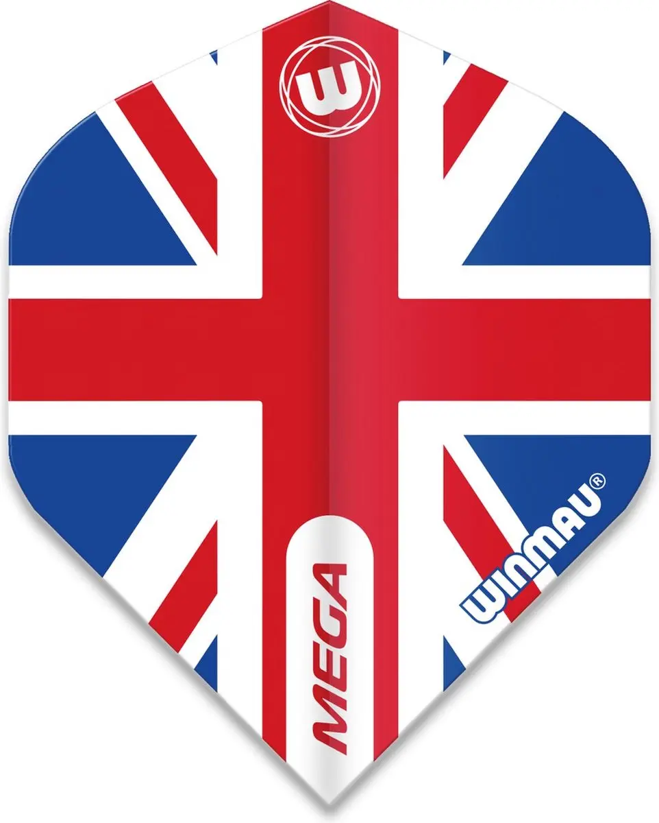 Winmau Mega Standard Union Jack Dartvluchten 6900-123 - 3 Stuks