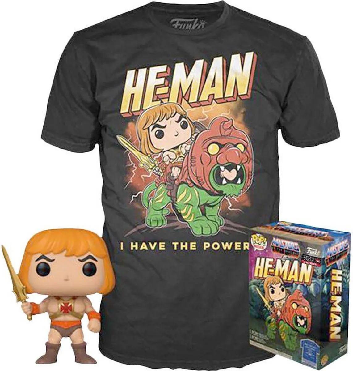 Funko POP! He-Man & T-shirt Box