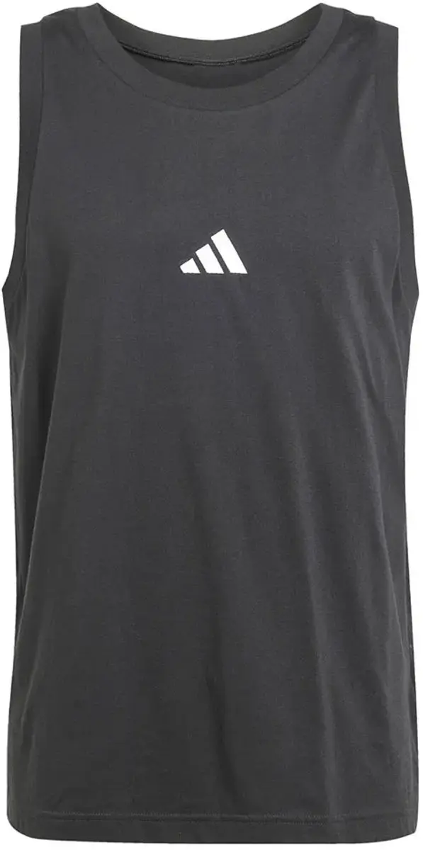 adidas Essentials Small Logo Mouwloos T-shirt - Zwart XL