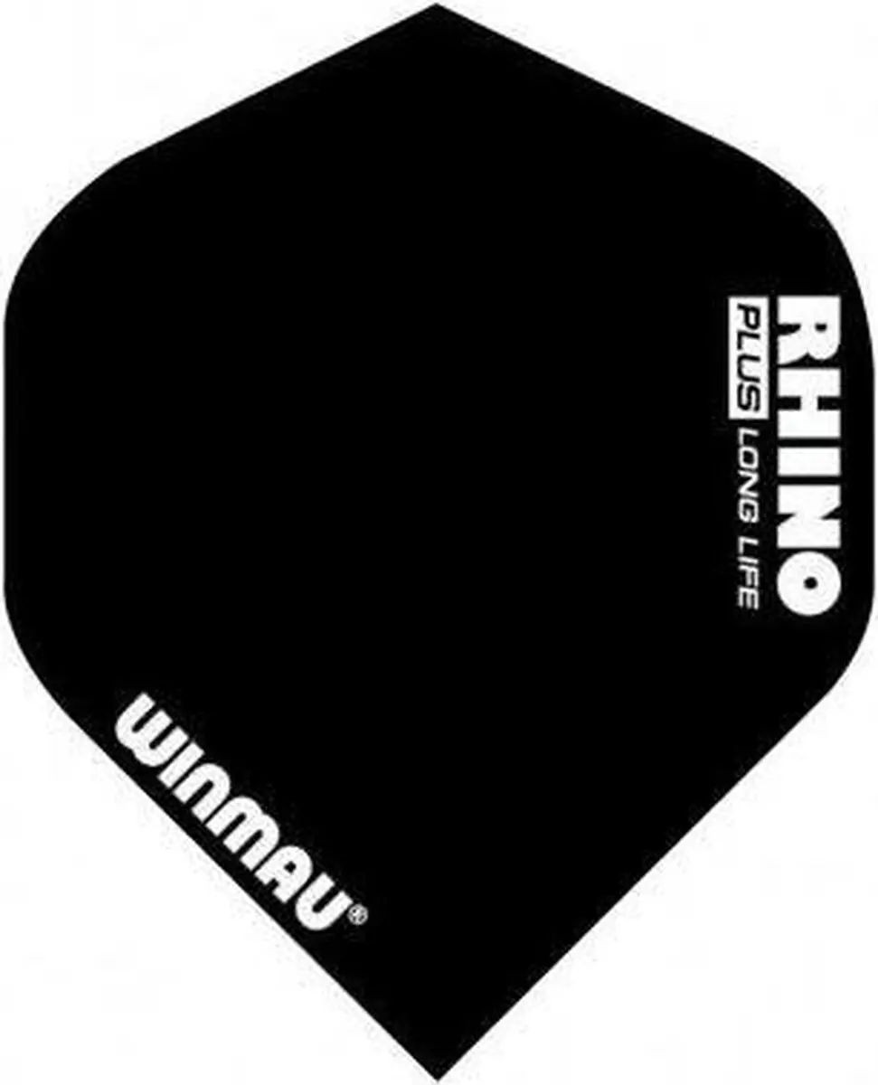 Winmau Rhino Black Plus Flight Dartvleugels