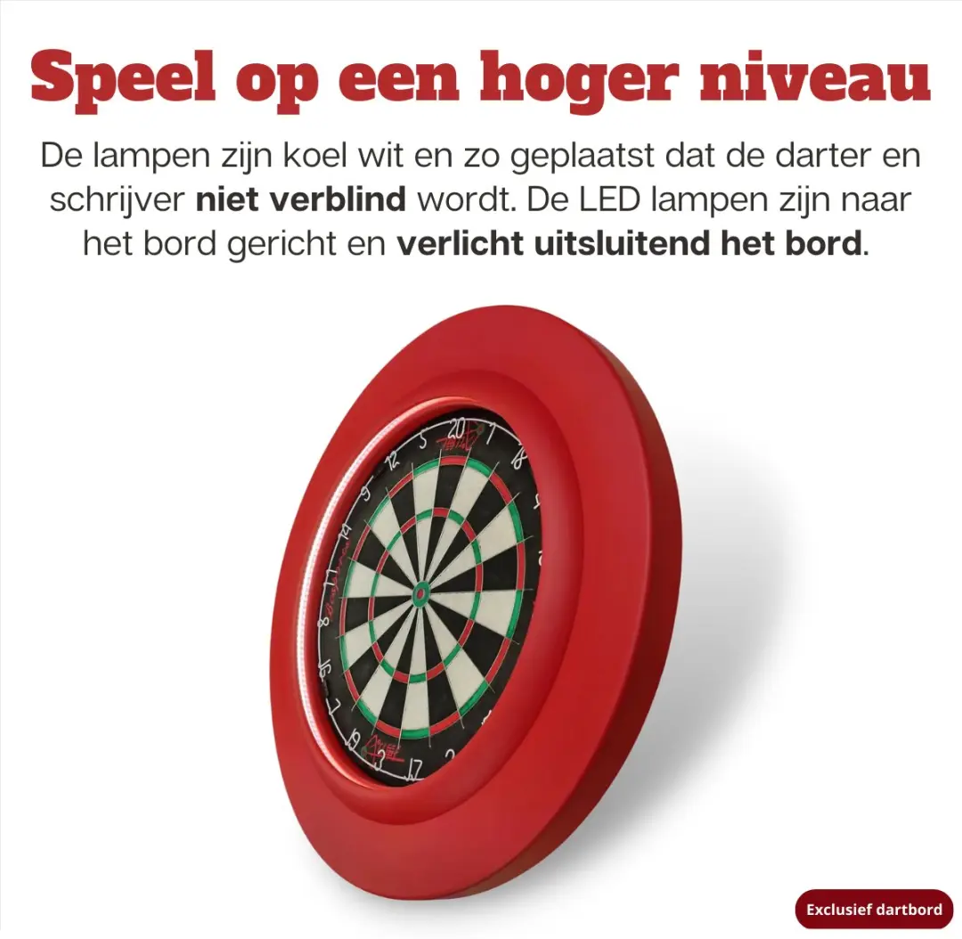 Bull's Surround Ring 37910 - Rood