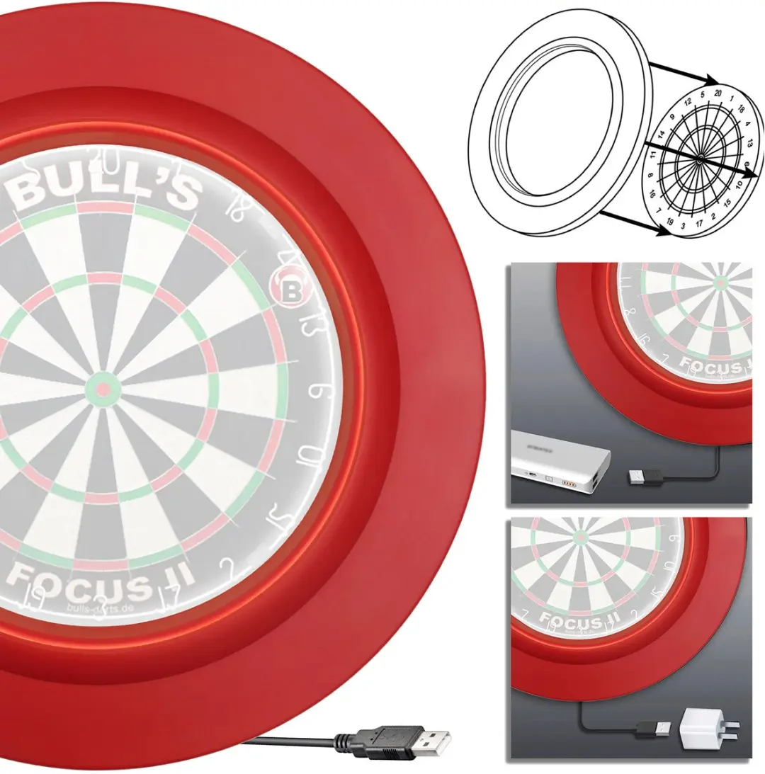 Bull's Surround Ring 37910 - Rood