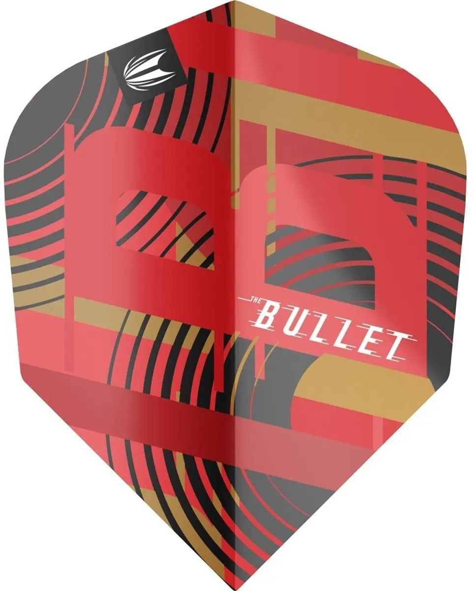 Target Stephen Bunting G5 Pro Ultra 3 Set NO6 Dart Flights - Goud/Rood/Zwart