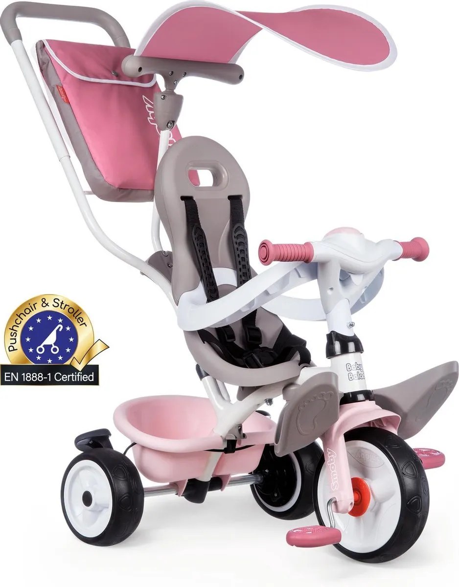 Smoby Baby Balade Plus Driewieler Roze