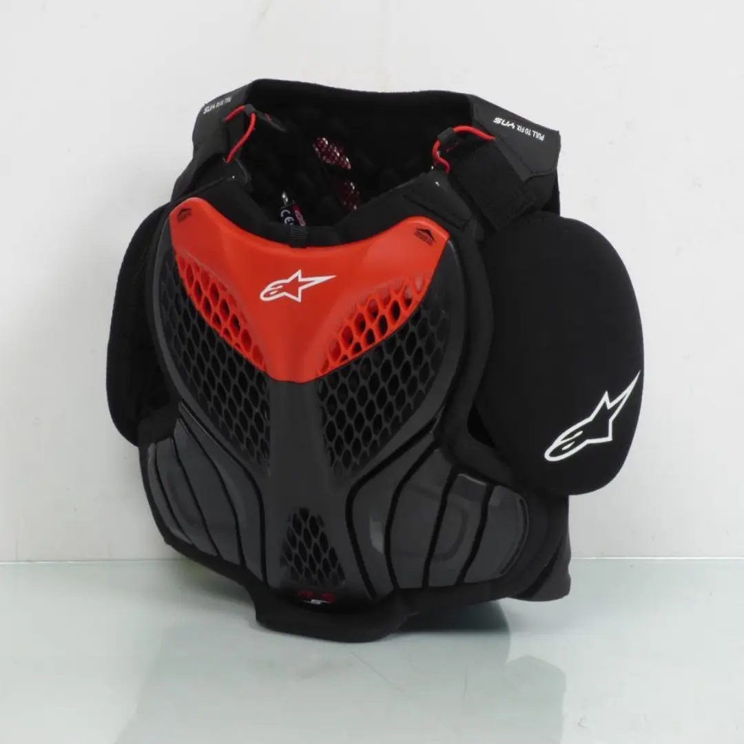 Alpinestars Kinder Body Protector A-5S - Zwart/Rood - S/M