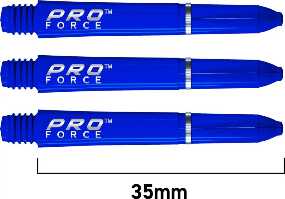 Winmau Pro Force Dartschachten Blauw - 3 Stuks
