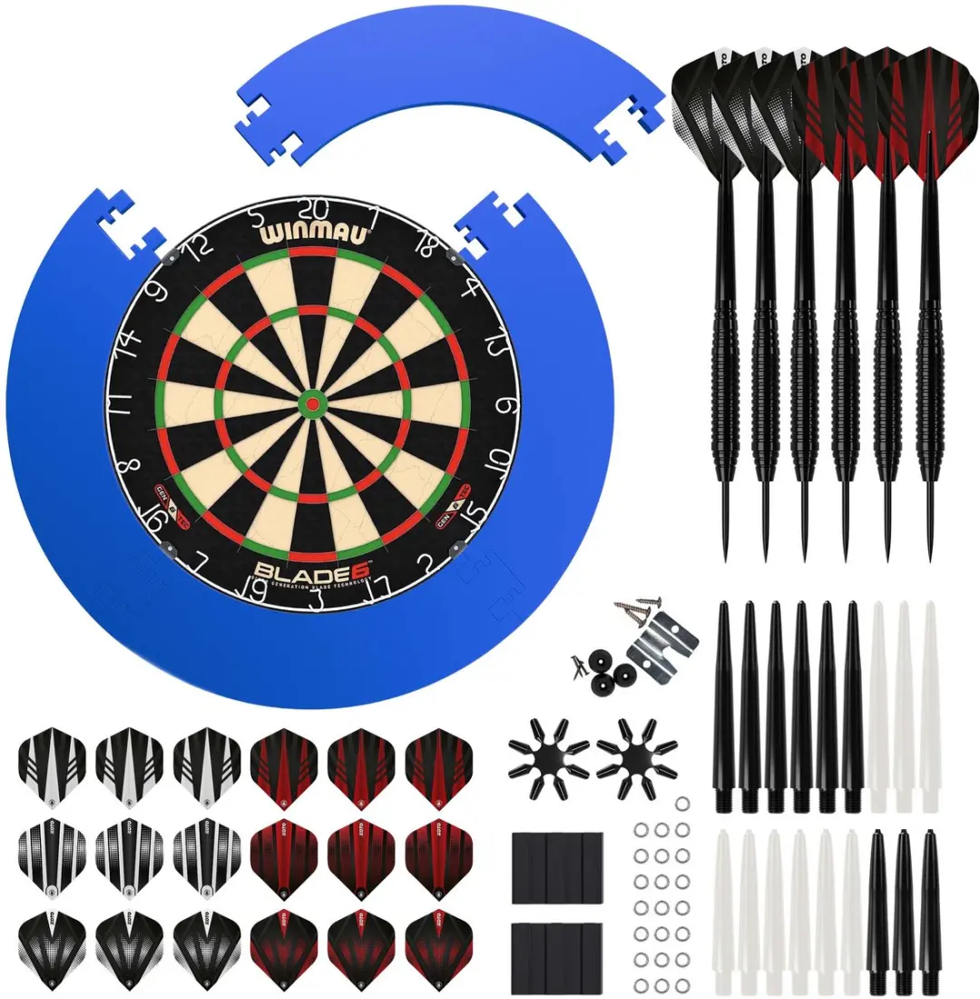 Winmau Blade 6 Dartset 90-delig - KOTO Surround & Steeldarts 23g