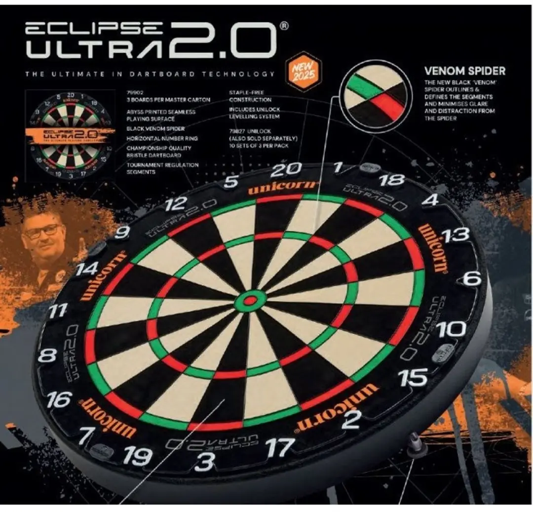 Unicorn Eclipse Ultra 2.0 Dartbord 150cm
