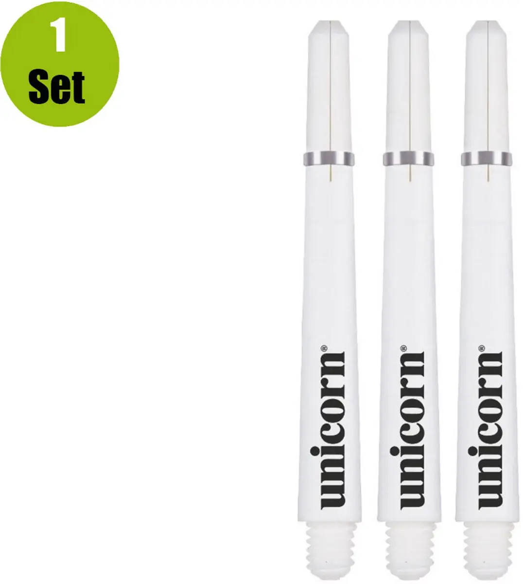 Unicorn Gripper 4 White Dart Shafts 78915 - 3 Stuks
