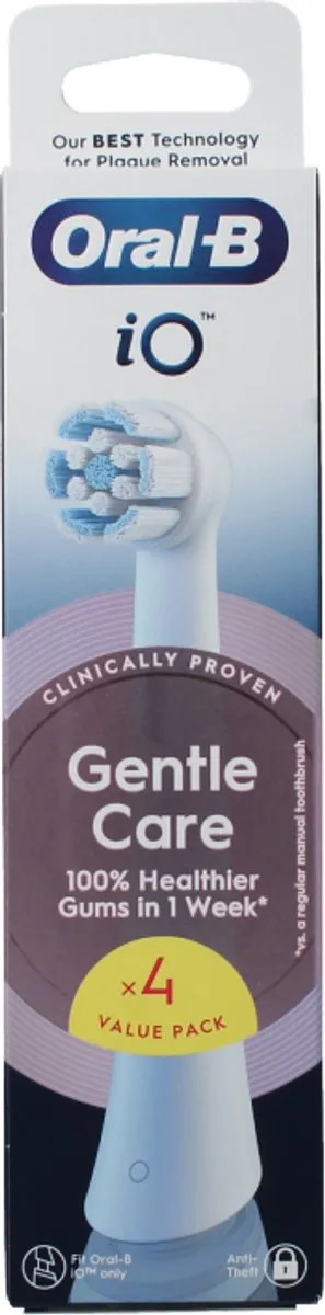 Oral-B iO Gentle Care Opzetborstels - 4 Stuks