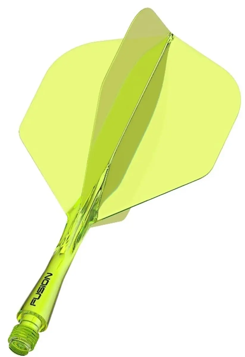 Winmau Fusion Neon Geel Dart Flights 3 Stuks