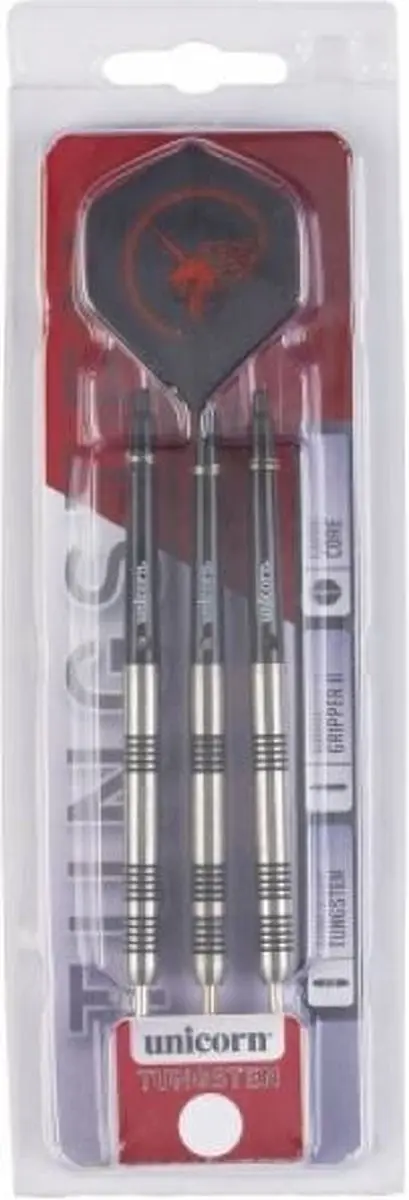 Unicorn Core Tungsten 70% Dartpijlen 3 Stuks - Zilver