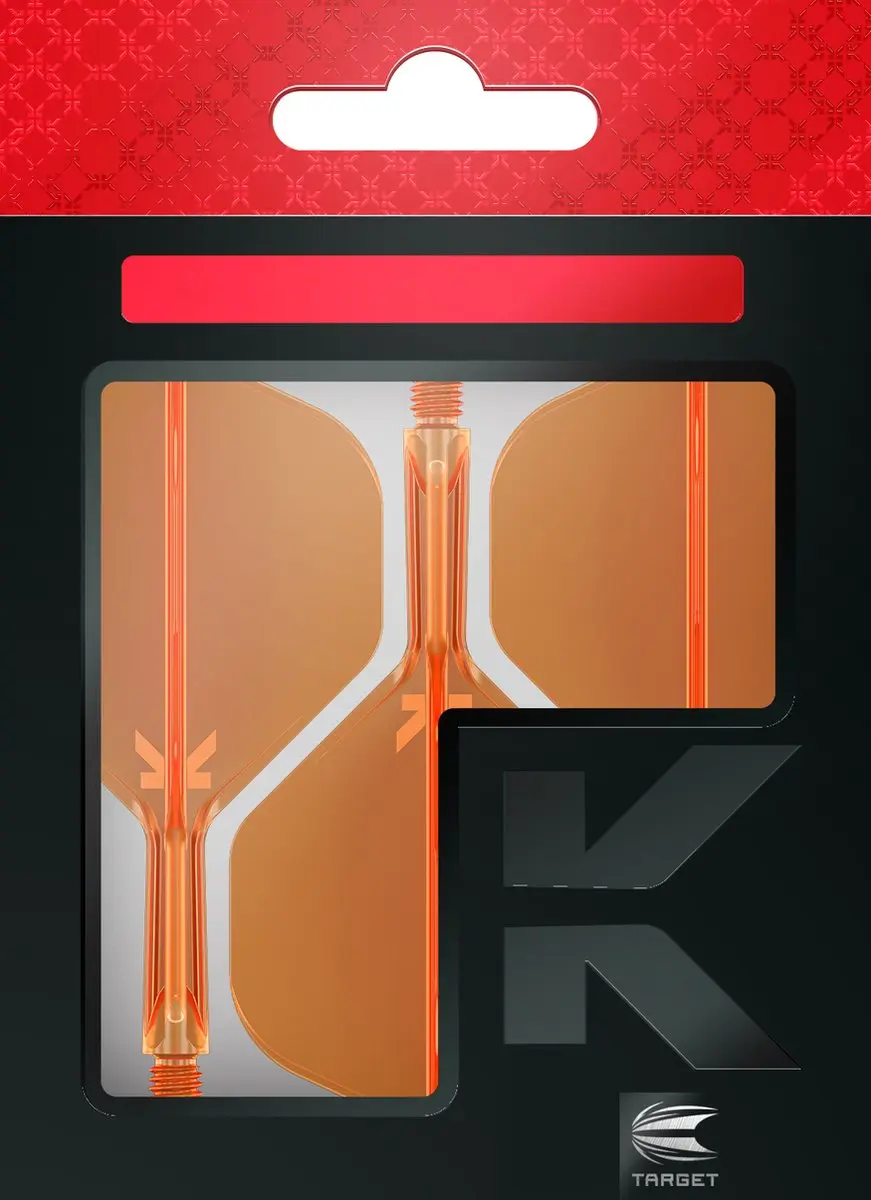 Target K-Flex NO2 Dart Flights - Oranje - 3 Stuks