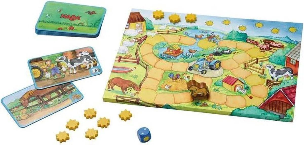 Haba Wooden Toys Trubel Auf Dem Bauer - Geluidsspel
