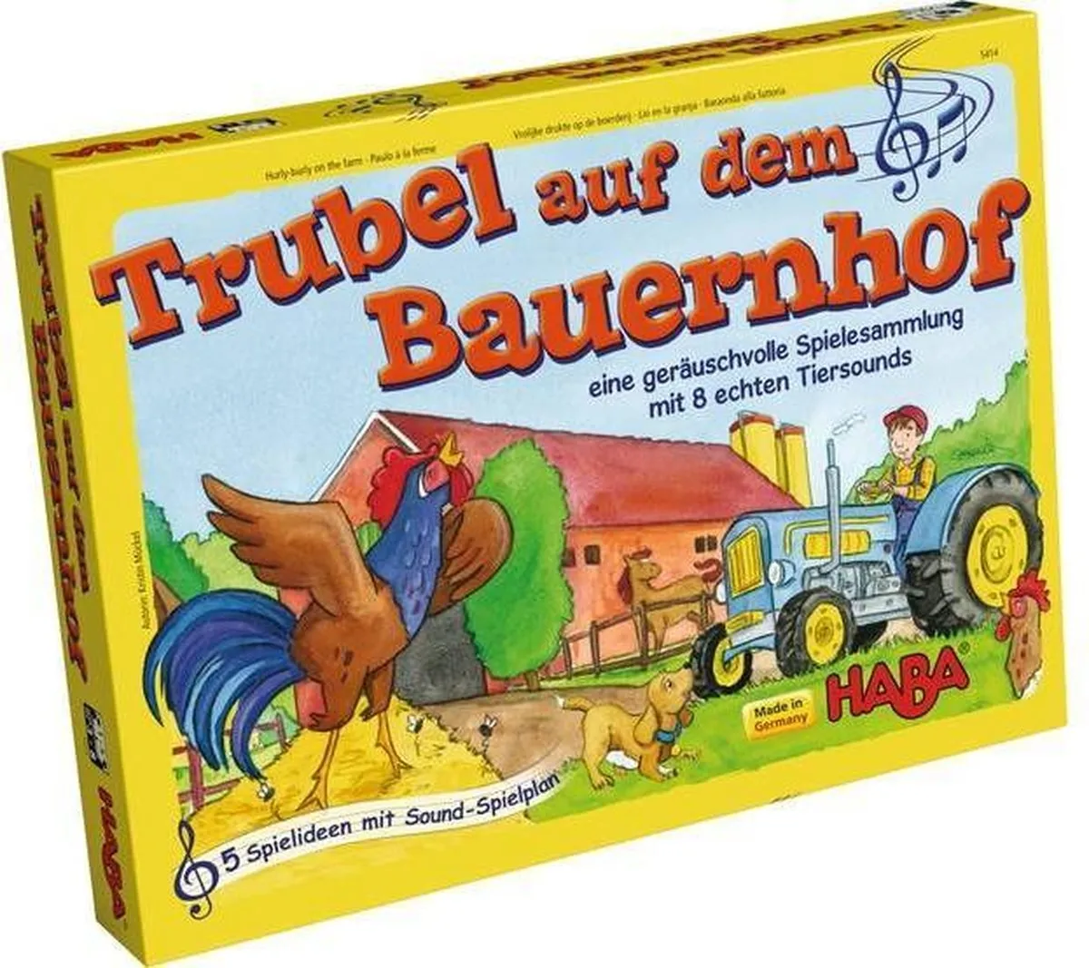 Haba Wooden Toys Trubel Auf Dem Bauer - Geluidsspel