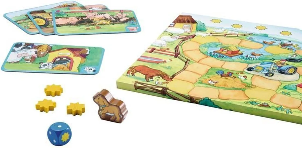 Haba Wooden Toys Trubel Auf Dem Bauer - Geluidsspel