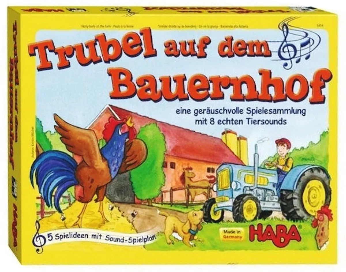 Haba Wooden Toys Trubel Auf Dem Bauer
