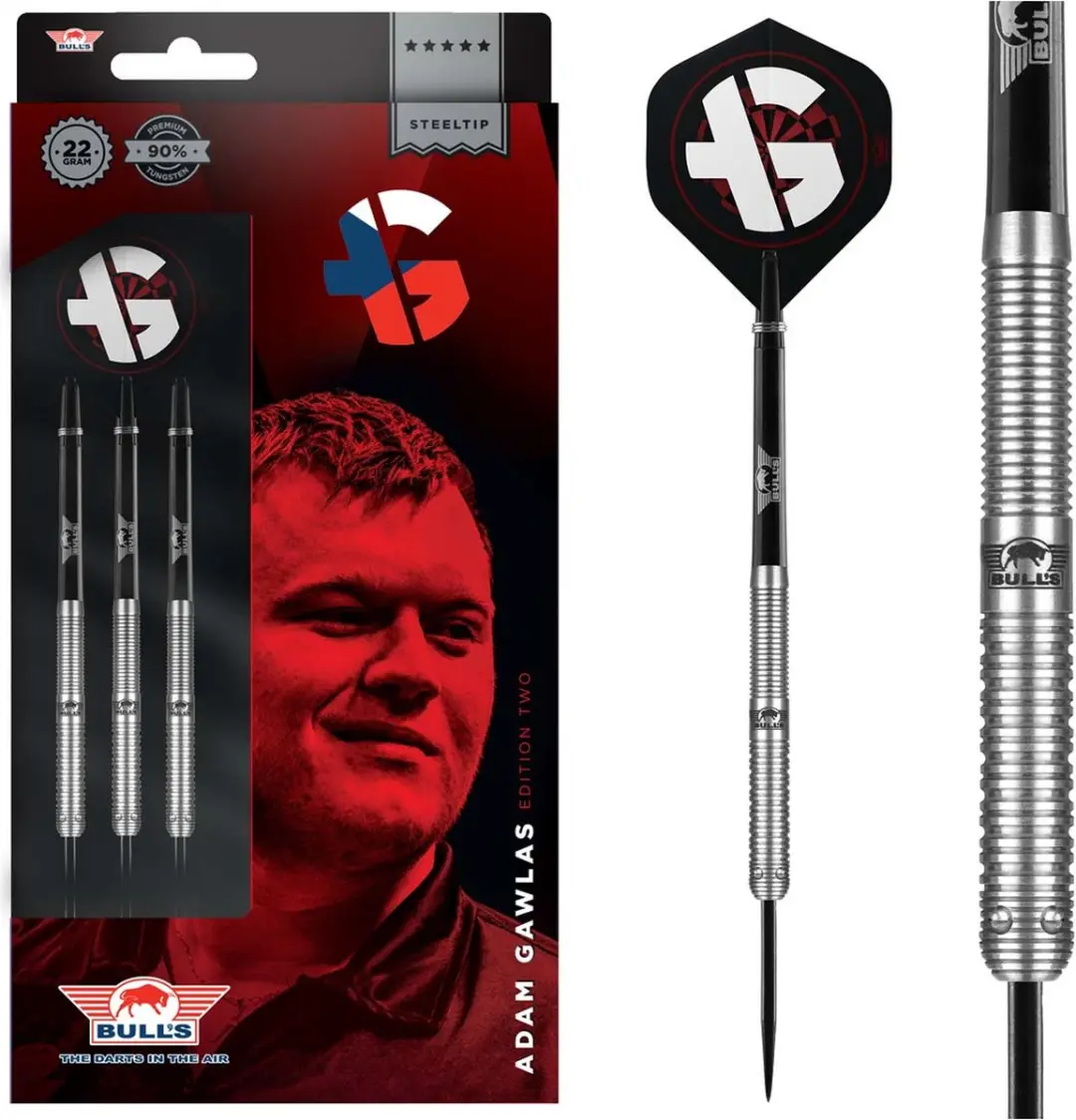 Bull's Adam Gawlas E2 Dartpijlen 22g - 3 Stuks