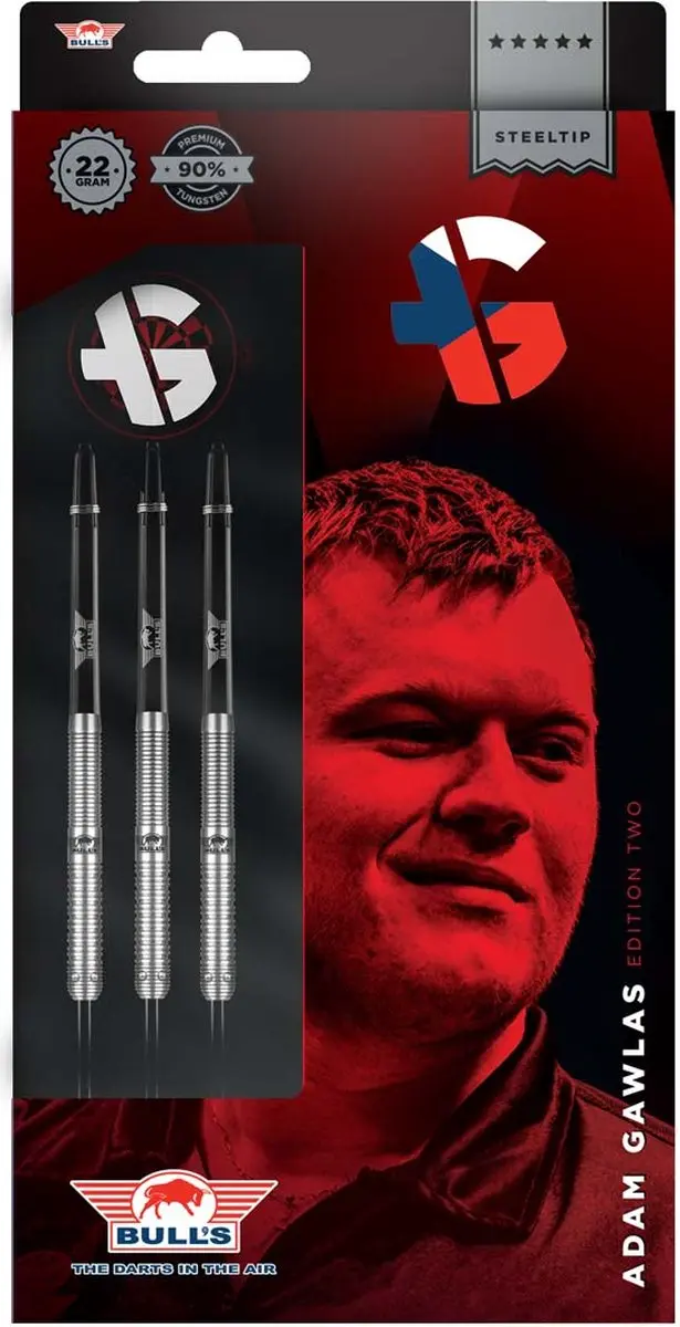 Bull's Adam Gawlas E2 Dartpijlen 22g - 3 Stuks