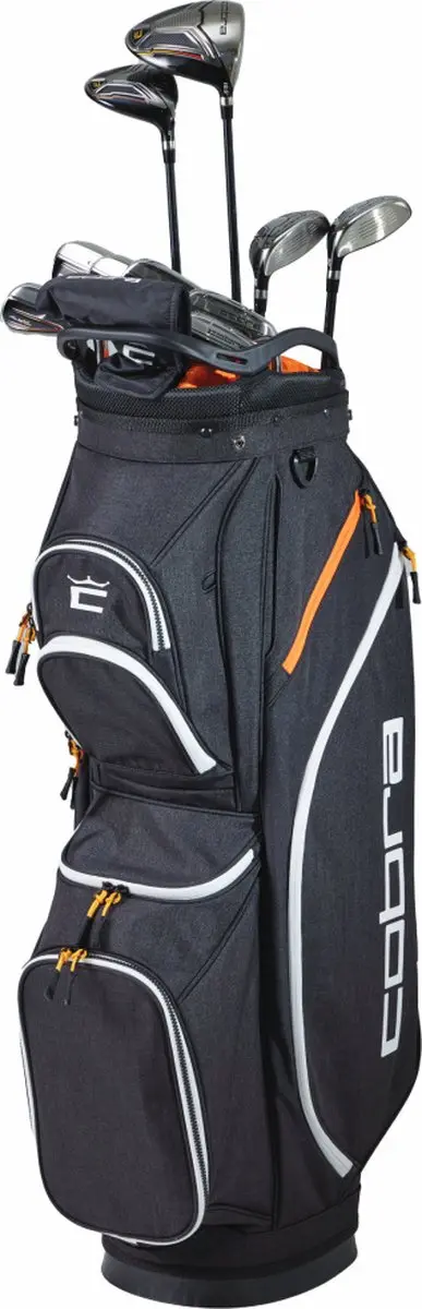 Cobra Fly XL Complete Golfset 2025 - 15-delig - Zwart Oranje