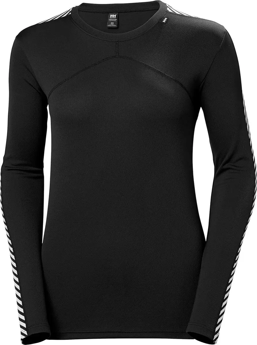 Helly Hansen Lifa Crew Thermoshirt - Maat M - Zwart/wit