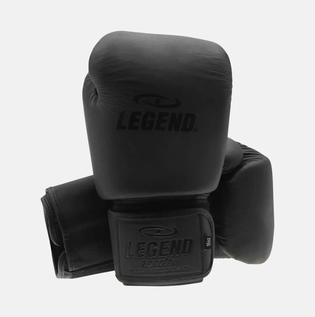 Legend Thai Elite Bokshandschoenen 8 oz - Mat Zwart