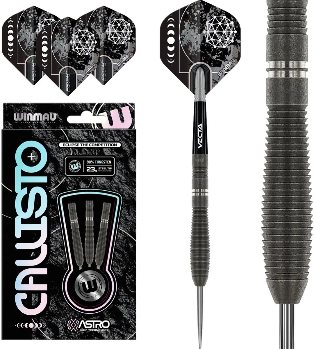 Winmau Callisto 02 Dartpijlen 90% - 3 Stuks - Zilver