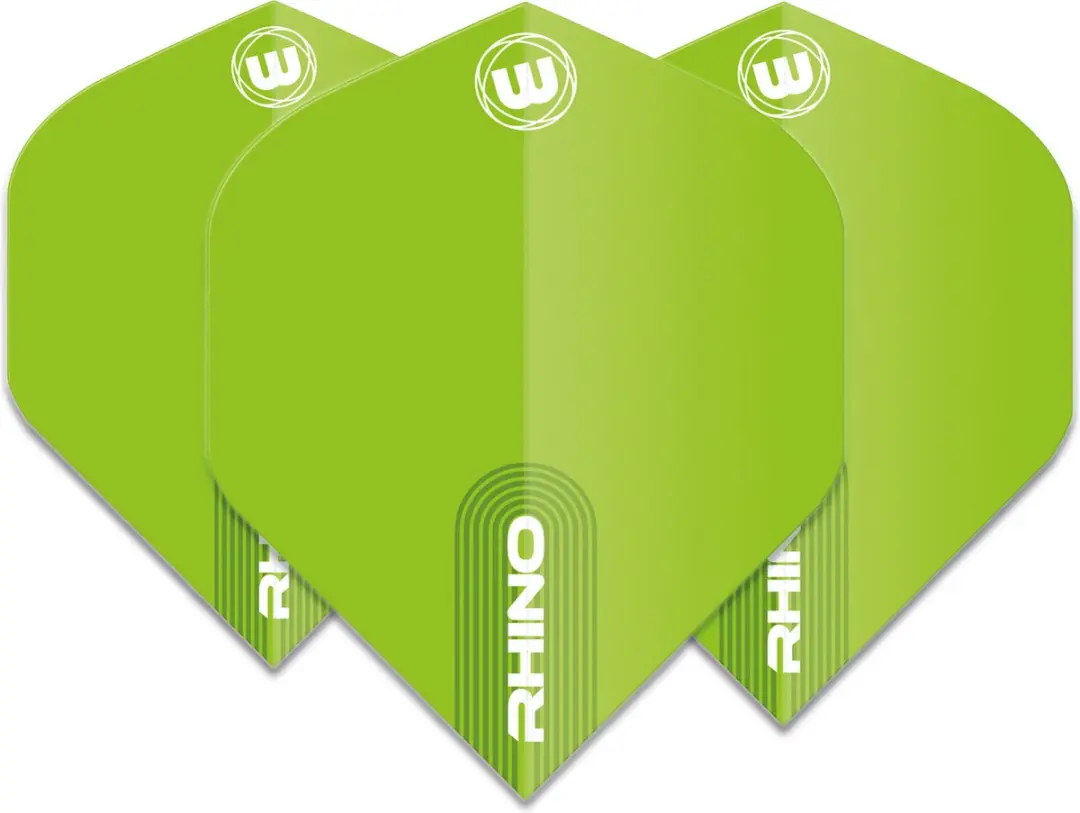 Winmau Rhino Green Flight Dart Flights 3 Stuks - Groen