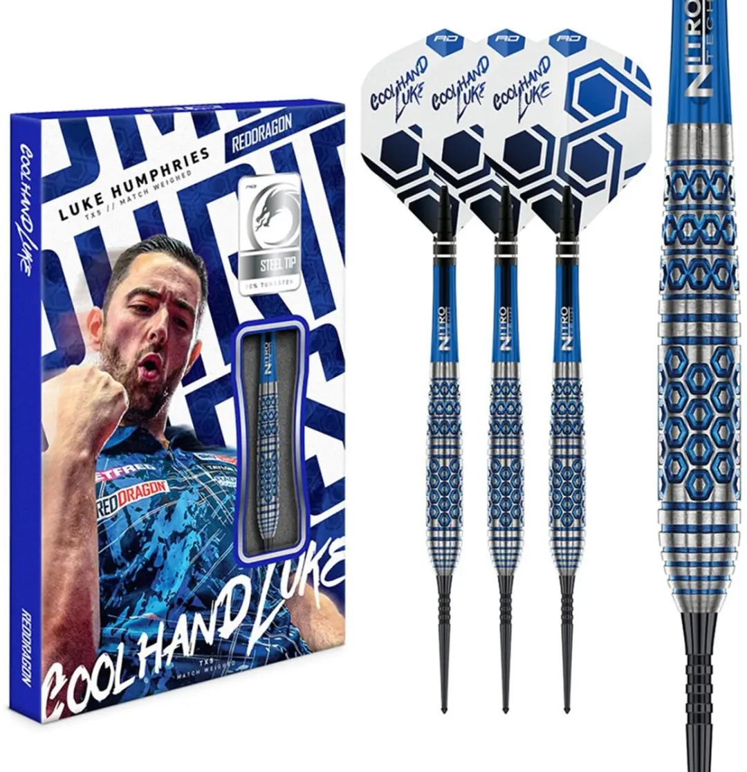Red Dragon Luke Humphries TX5 Dartpijlen 3 Stuks