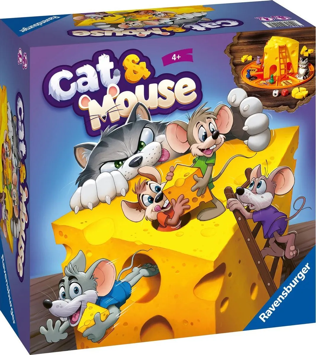 Ravensburger Cat & Mouse Bordspel 245581 - 2-4 Spelers