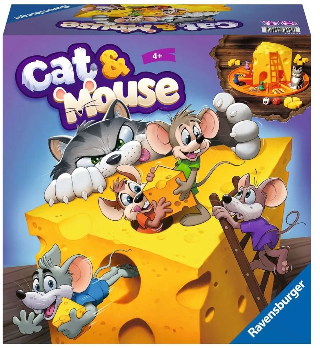 Ravensburger Cat & Mouse Bordspel 245581 - 2-4 Spelers