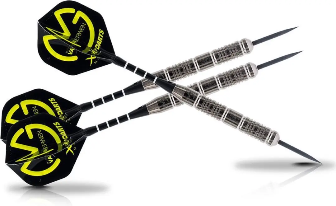 XQMax Michael van Gerwen Brass Dartpijlen 3 Stuks - Zwart - afbeelding 6 van 6