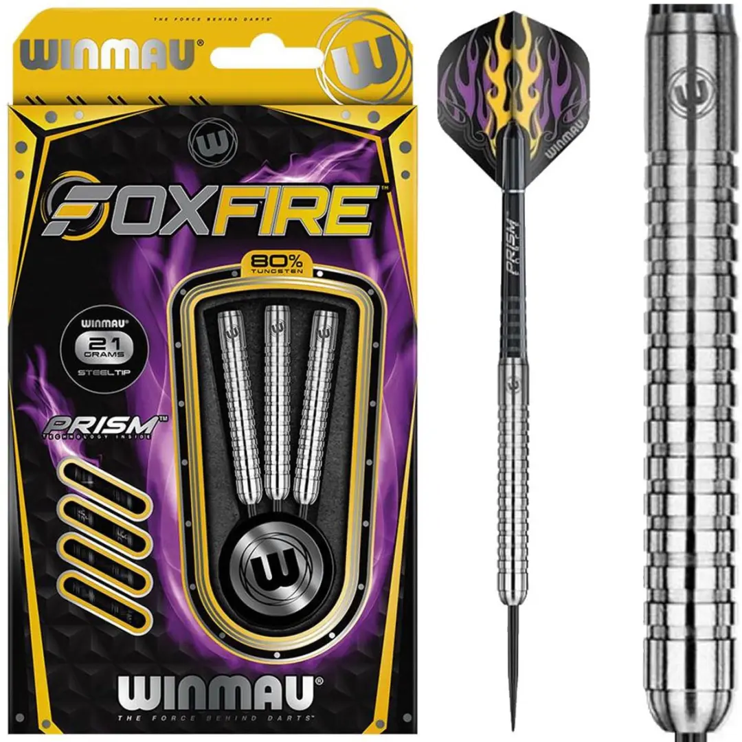 Winmau Foxfire 80% A Dartpijlen - 3 Stuks