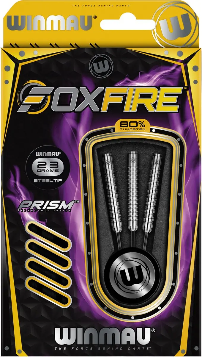 Winmau Foxfire 80% A Dartpijlen - 3 Stuks