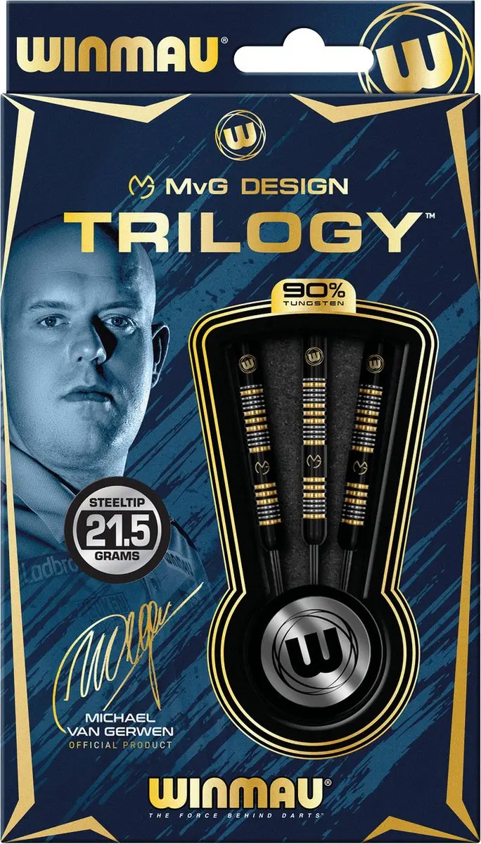 Winmau Michael van Gerwen Trilogy Dartpijlen 21.5 - 3 Stuks