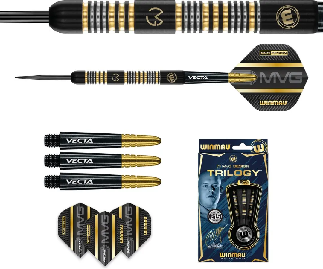 Winmau Michael van Gerwen Trilogy Dartpijlen 21.5 - 3 Stuks