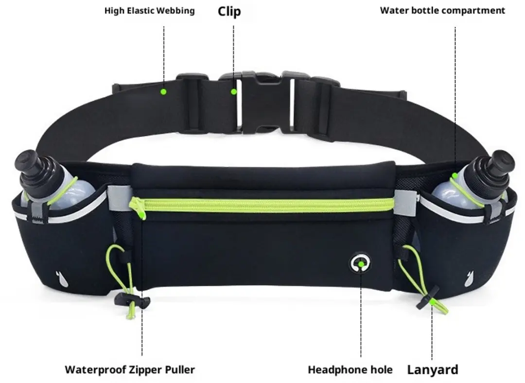 Hoco Multifunctionele Heuptas M - Zwart
