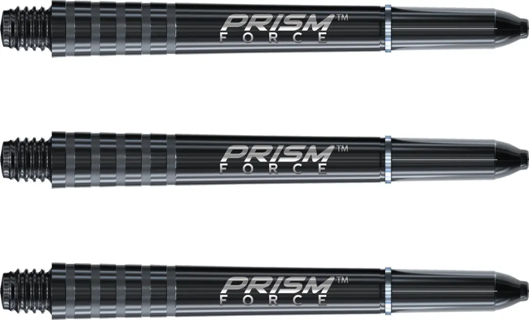 Winmau Prism Force Dart Shafts - 3 Stuks - Zwart