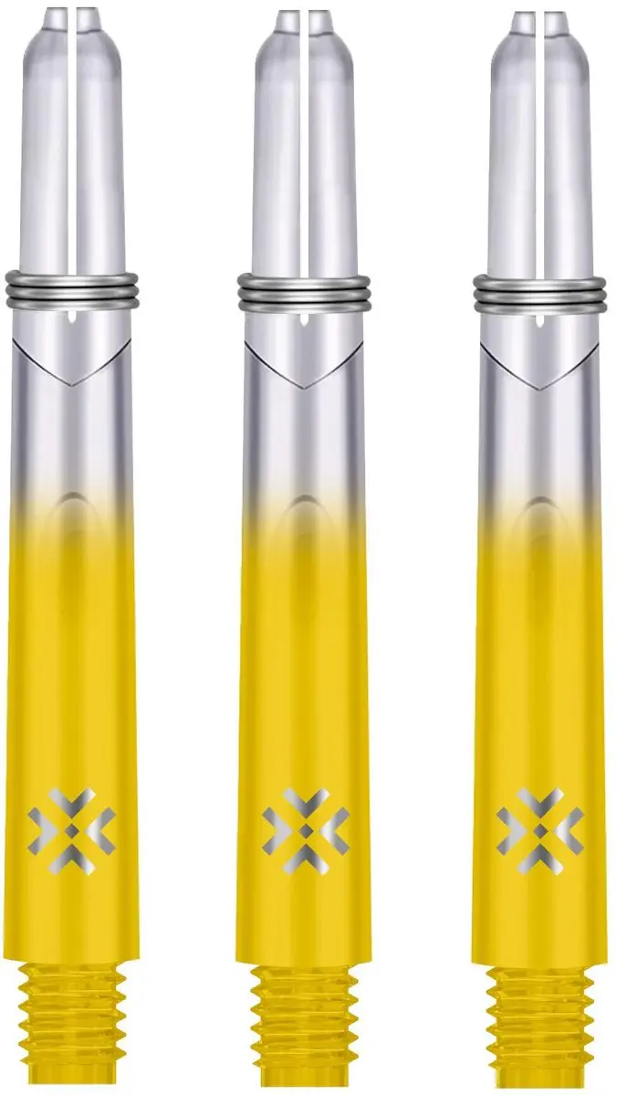Bullet Shafts 41mm Geel - 3 Stuks