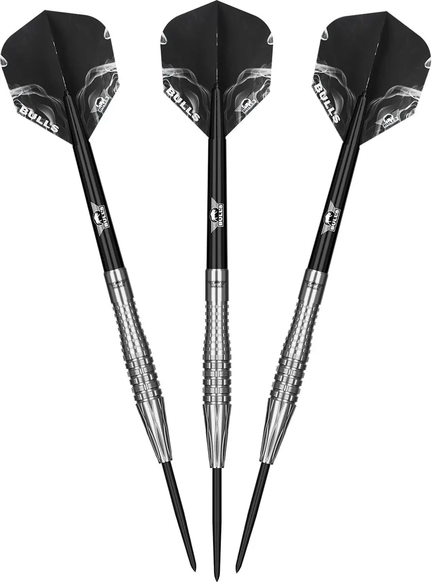 Bull's Smoke Silver Ash Dartpijlen 25g - 3 Stuks