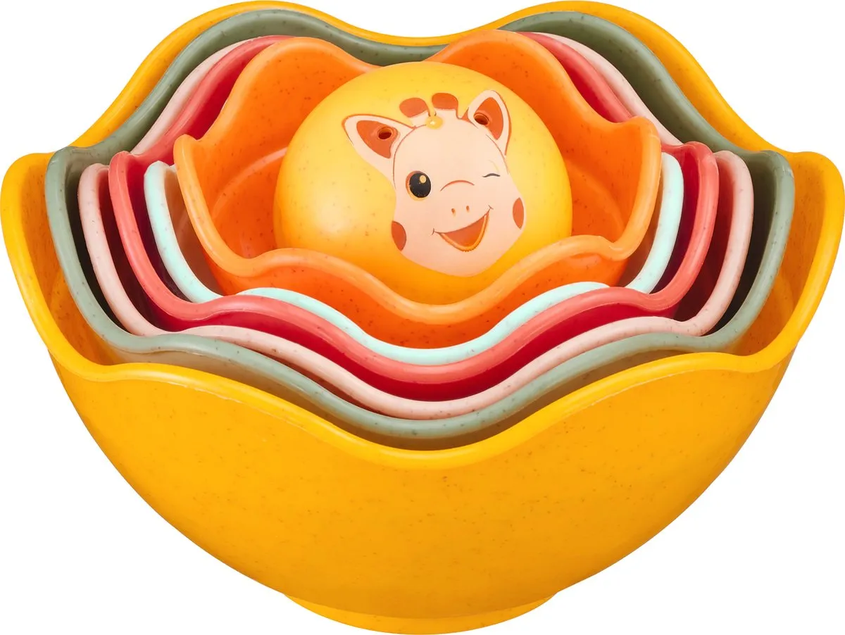 Sophie de Giraf Stapelset - Meerkleurig