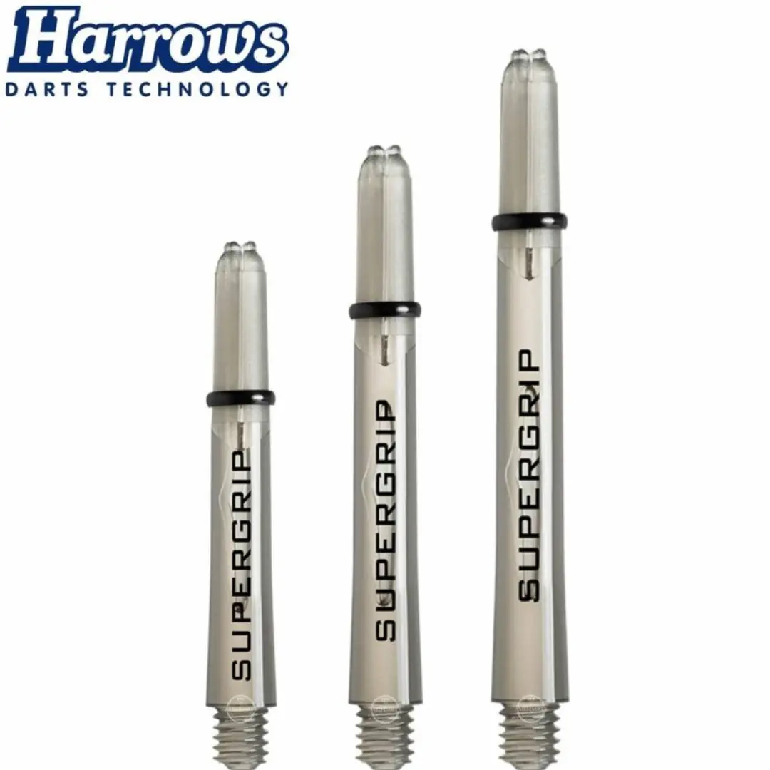 Harrows Supergrip Smokey Black Dart Shafts SH0074